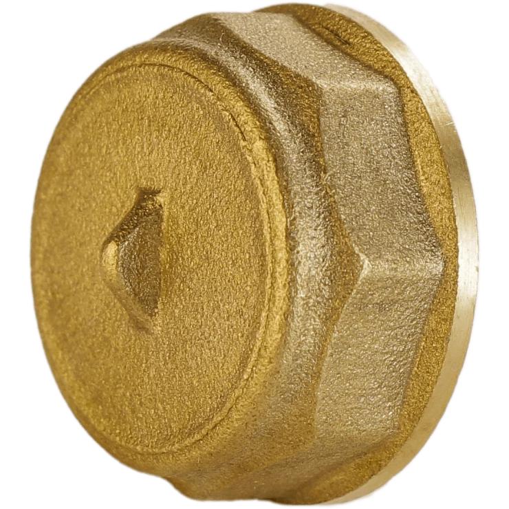 Заглушка VA А1010А латунная с внутренней резьбой 1 1/4" (000025657)