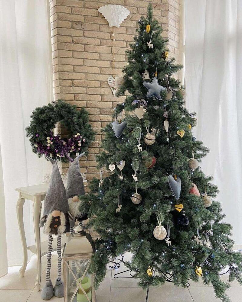 Штучна ялинка лита Premium 180 см Блакитний (100/180/B) - фото 2 Штучна ялинка лита Premium 180 см Блакитний (100/180/B) - фото 2