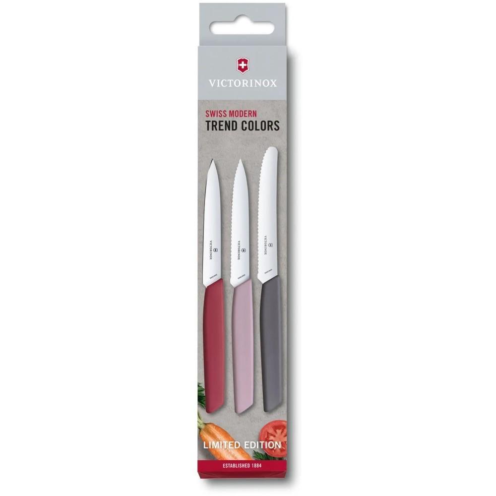 Набор ножей Victorinox Swiss Modern Paring Set 3 шт. (6.9096.3L2) - фото 3