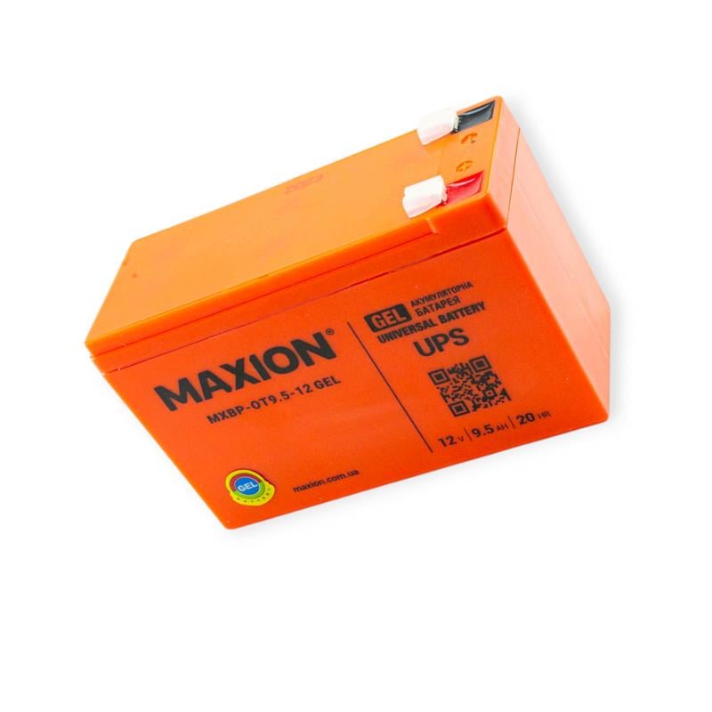 Акумулятор промисловий MAXION 12V 9A  SLA   Помаранчевий (2684426551)