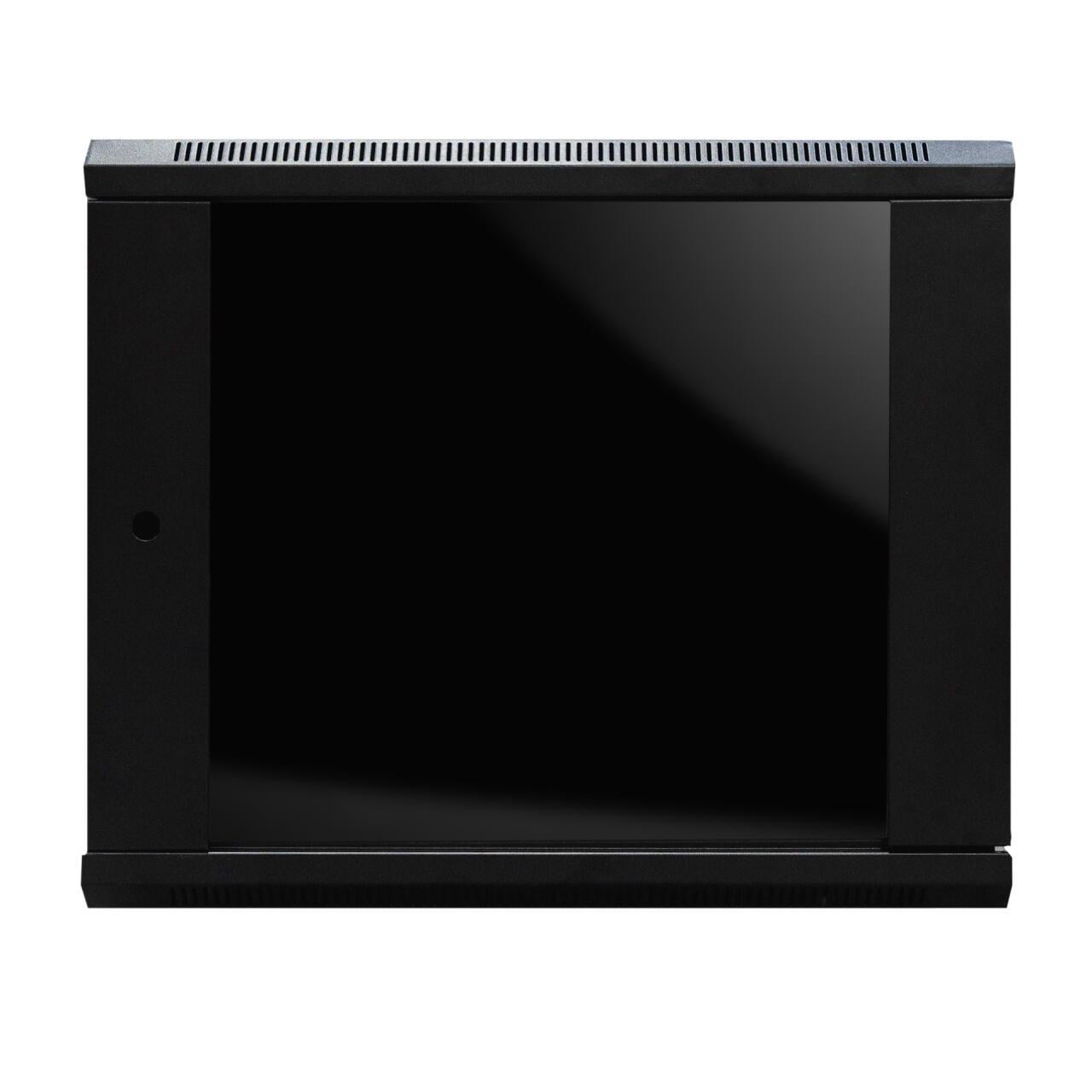 Шафа серверна настінна GreenVision GV-9060 9U 19" 600x600x390 мм Black (33088432) Шафа серверна настінна GreenVision GV-9060 9U 19" 600x600x390 мм Black (33088432)
