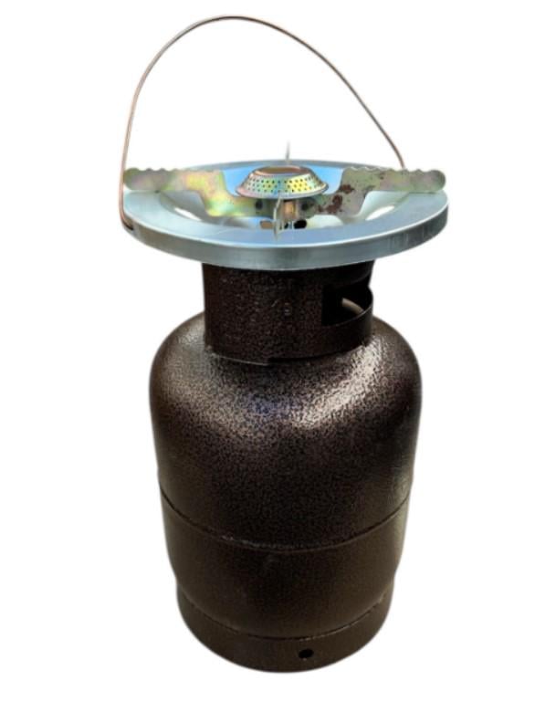 Баллон кемпинговый газовый с горелкой 8 л Коричневый (2104618758)