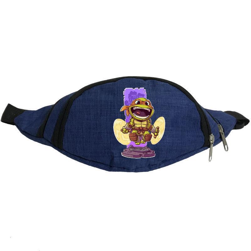 Поясная сумка-бананка Cappuchino toys Черепашки Ниндзя Turtle-005 Синий (1383868994) Поясная сумка-бананка Cappuchino toys Черепашки Ниндзя Turtle-005 Синий (1383868994)