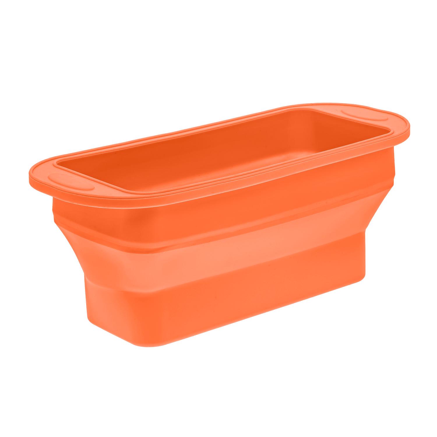 Форма для выпекания хлеба силиконовая 29,5х12,3х11 см Оранжевый (86798) - фото 8 Форма для выпекания хлеба силиконовая 29,5х12,3х11 см Оранжевый (86798) - фото 8