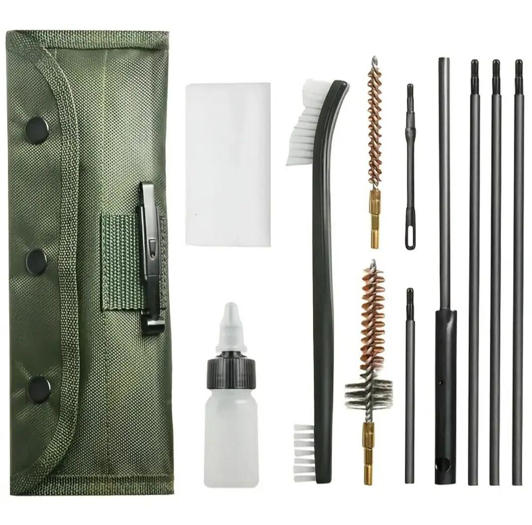 Набор для чистки деталей дула оружия ClefersTac 022 со стальными лутунными щетками в чехле для M16 калибр 22 5,56 мм (29544704) (2783531983) Набор для чистки деталей дула оружия ClefersTac 022 со стальными лутунными щетками в чехле для M16 калибр 22 5,56 мм (29544704) (2783531983)