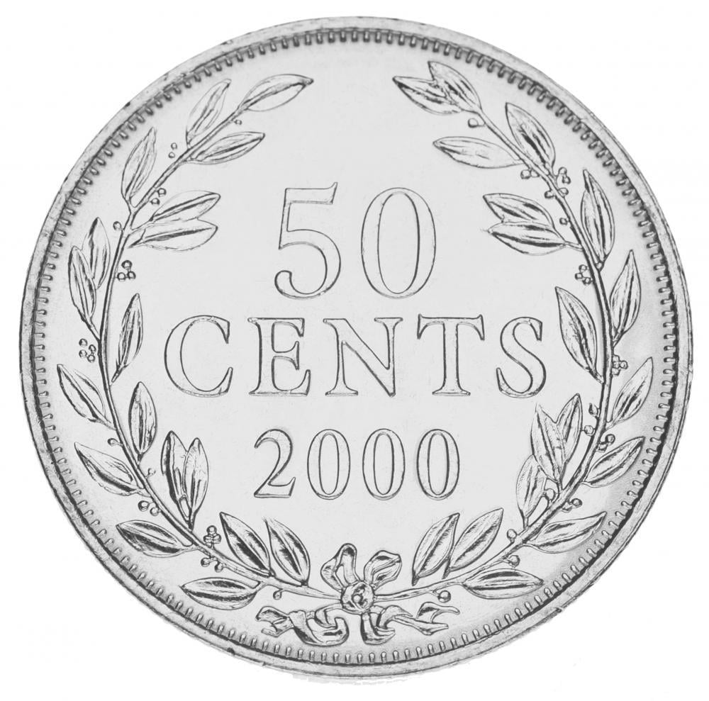 Коллекционная монета Либерия 50 центов 2000 UNC (М15750)