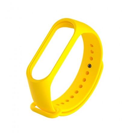 Ремешок для фитнес браслета Xiaomi Mi Smart Band 5 Yellow