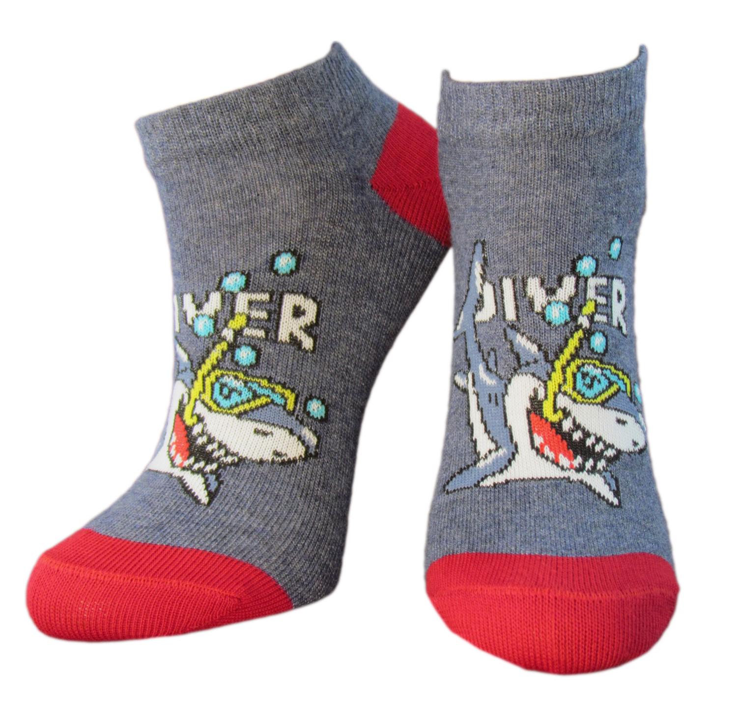 Носки детские демисезонные Легка хода 9288 укороченные р. 16-18 Марине меланж (27039763)