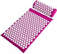 Килимок масажний з подушкою Acupressure Mat отропедичний акупунктурний 65x41 см (21139383) - фото 5