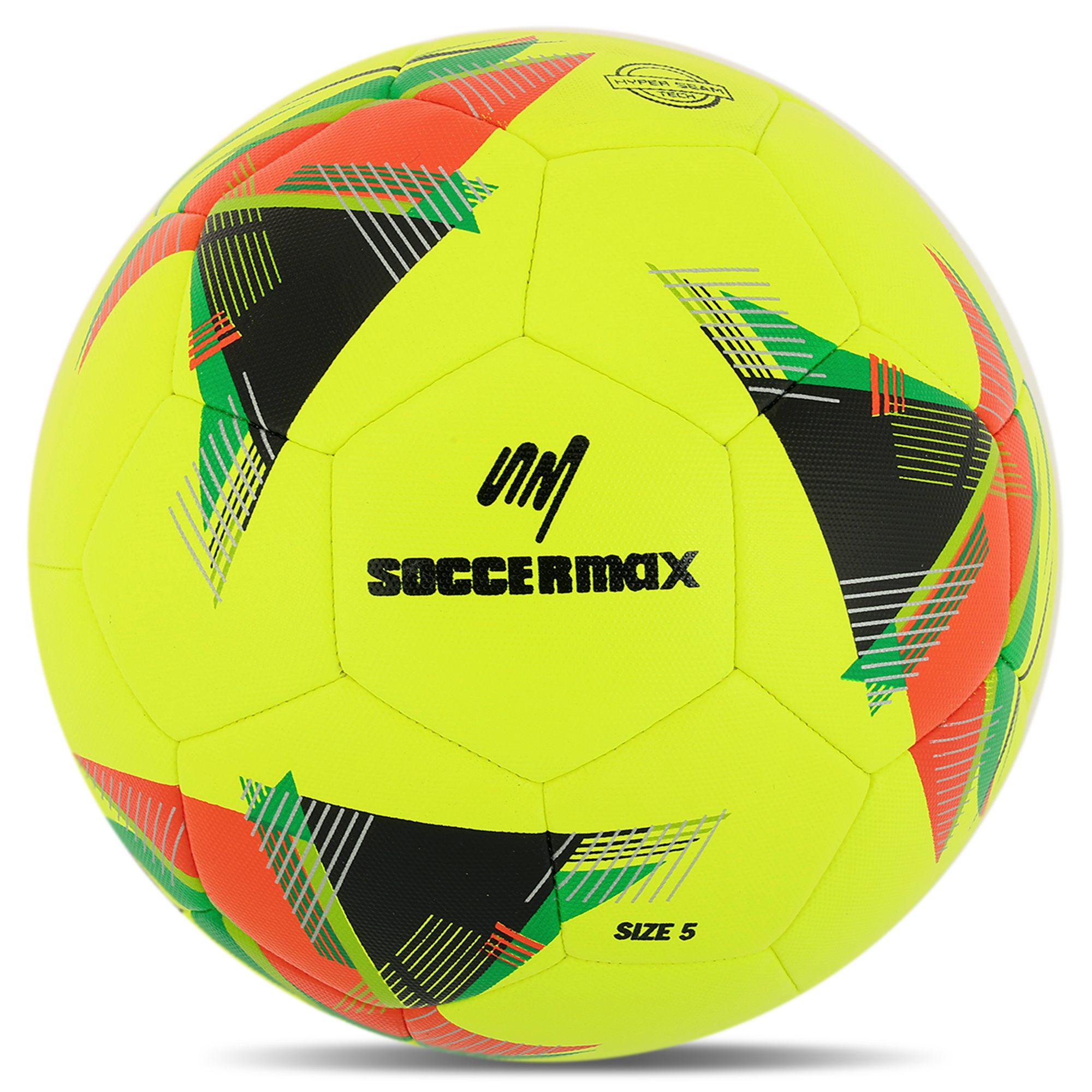 Мяч футбольный ламинированный SOCCERMAX HYBRID FB-4216 гибридная сшивка PU №5 Желтый (FB-4216_Желтый) Мяч футбольный ламинированный SOCCERMAX HYBRID FB-4216 гибридная сшивка PU №5 Желтый (FB-4216_Желтый)