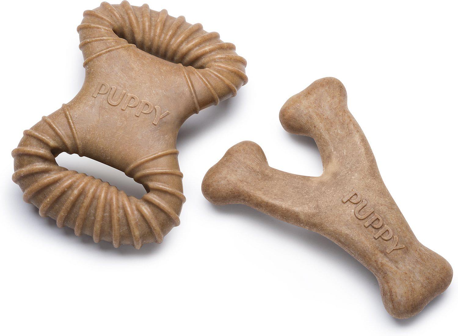 Игрушки жевательные для щенков Benebone Puppy Pack Bacon 2 шт. (20040139)