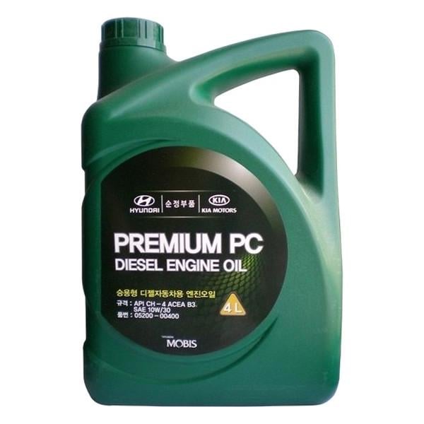 Масло Mobis Premium PC Diesel 10W-30 4л (05200-00400)