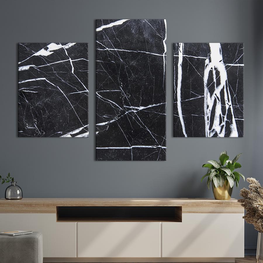 Картина для интерьера Трещины на льду 96x60 см (17-32)