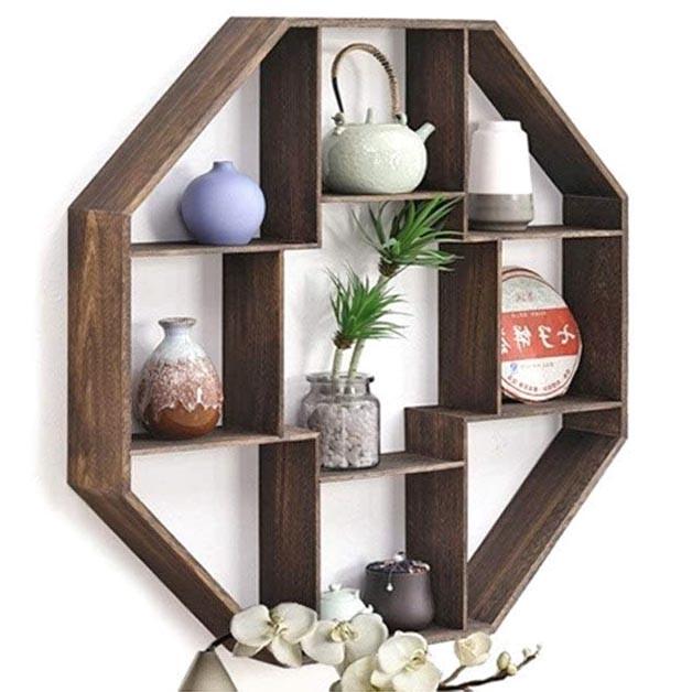 Полка для кружек из дерева Галати Капучино (СДК-010809)