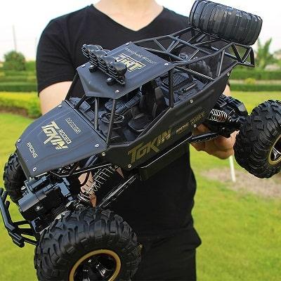 Машинка на радіокеруванні Rock Crawl 1:12 4WD велика з пультом 37 см Black - фото 6