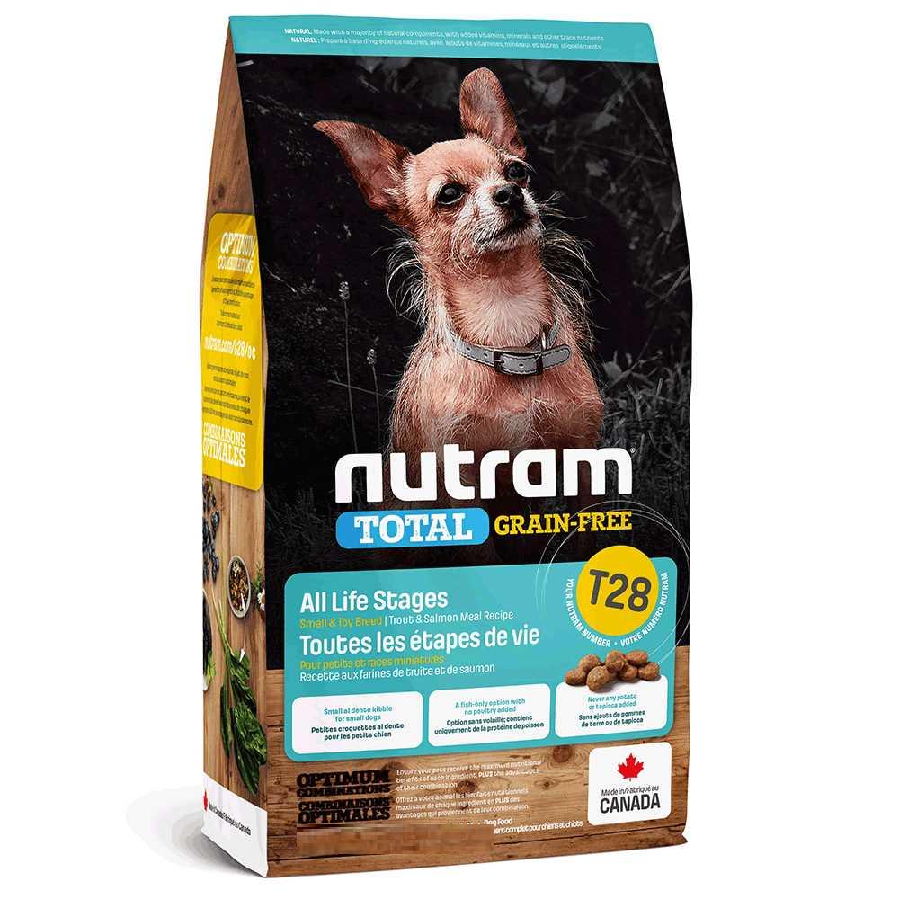 Сухой корм для собак Nutram T28 Total GF Salmon&Trout Small Breed Dog с лососем/форелью 20 кг (109047)