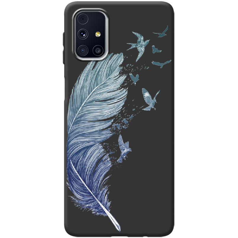 Чехол Boxface Samsung M317 Galaxy M31s Feather Чорний силікон (40942-cc38-42019)