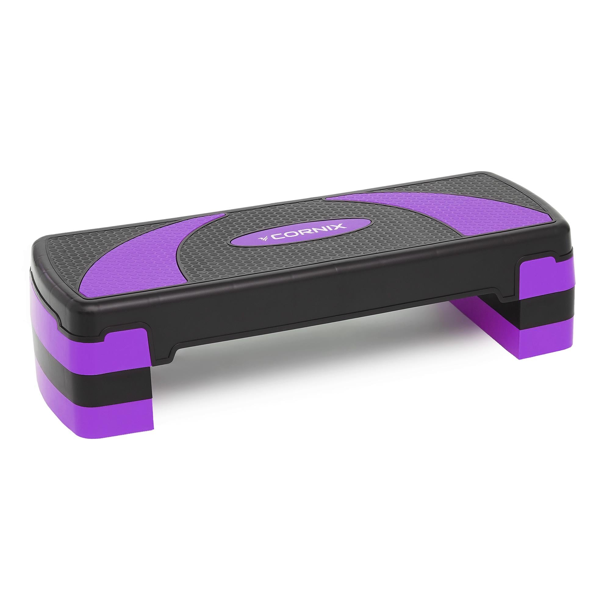 Степ-платформа 3-ступенчатая Cornix XR-0183 78х29х10-20 см Black/Purple