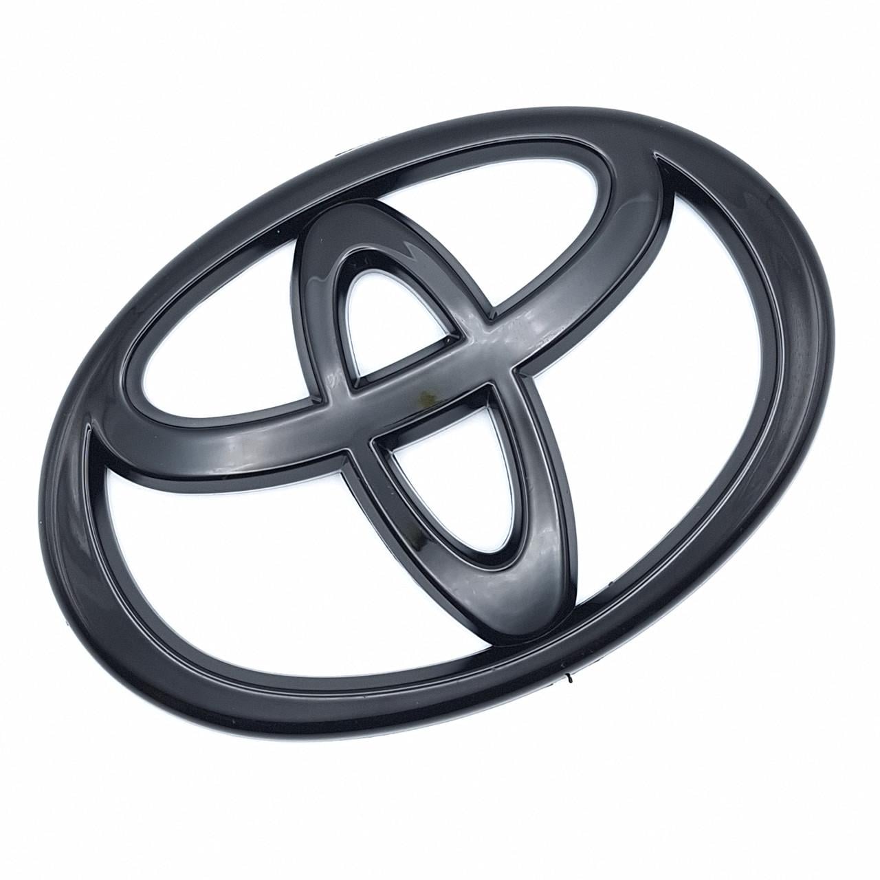Емблема Toyota 130х90 мм Чорний глянцевий (2074709546)