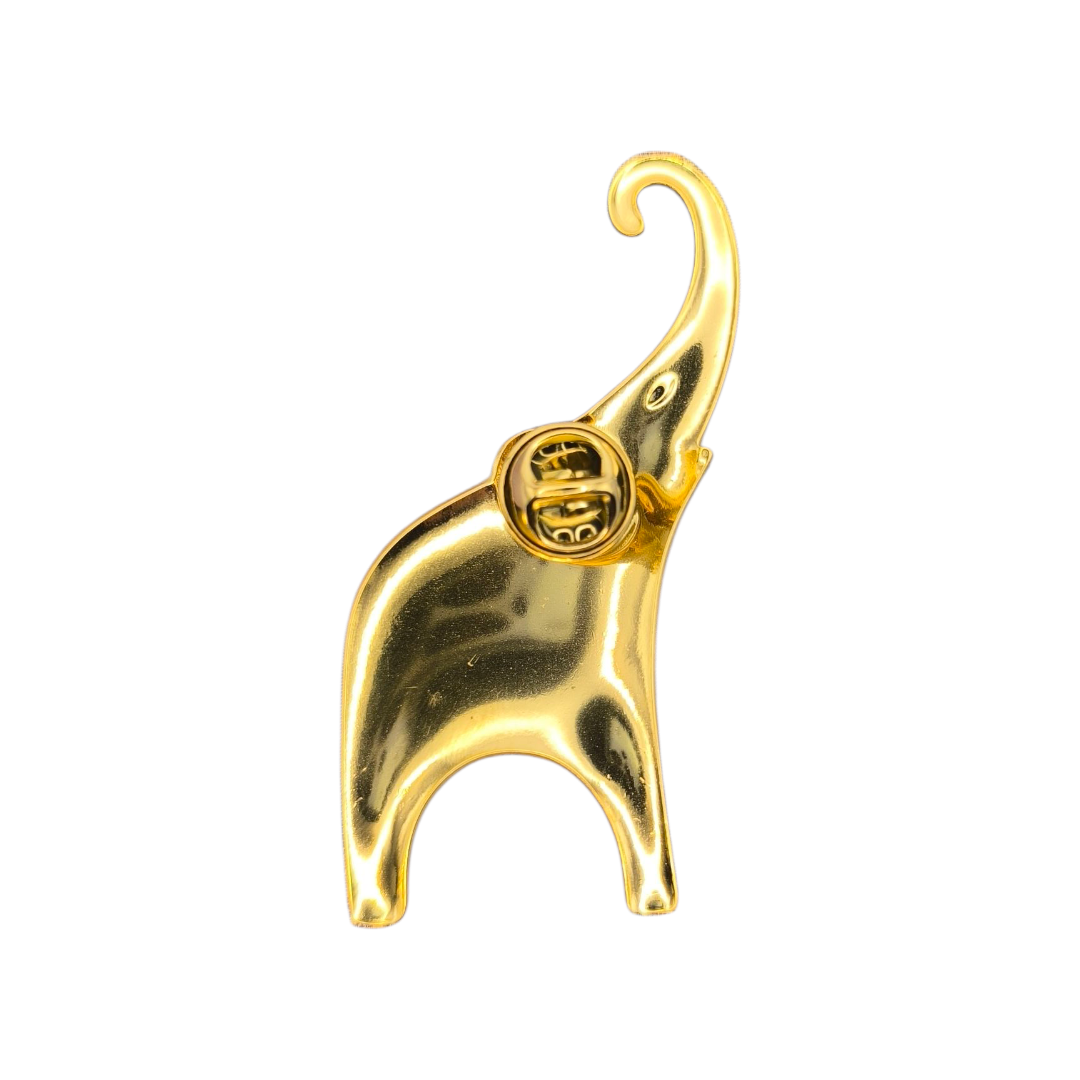 Брошка Слон 62x34 мм Золотий (158511302) - фото 2