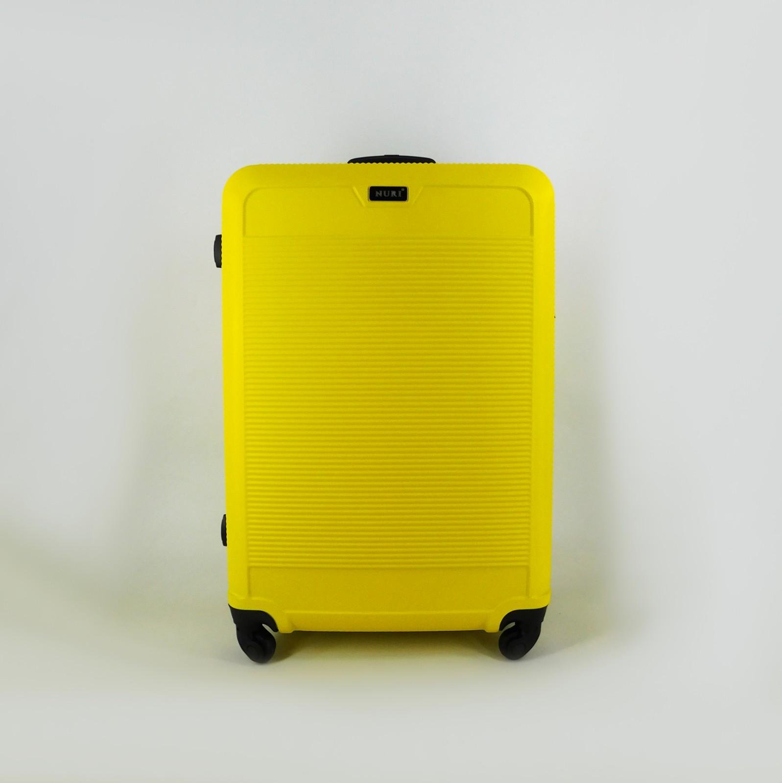 Валіза пластикова Nuri 270 маленька Жовтий - фото 1 Валіза пластикова Nuri 270 маленька Жовтий - фото 1