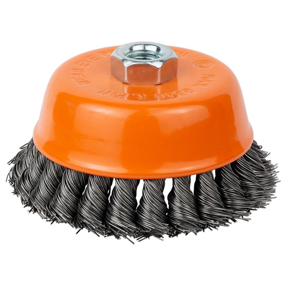 Щетка проволочная чашеобразная Grad Ø100 мм М14x2 мм стальная витая (9042105)
