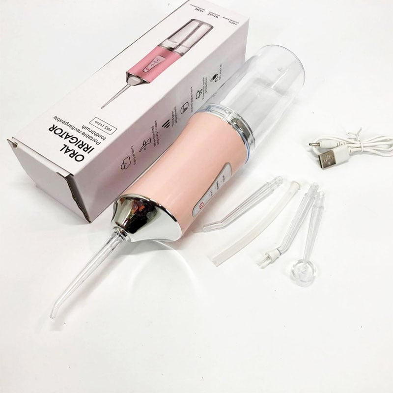 Іригатор Portable Oral Irrigator для зубів та порожнини рота Pink (tf7077) - фото 8 Іригатор Portable Oral Irrigator для зубів та порожнини рота Pink (tf7077) - фото 8