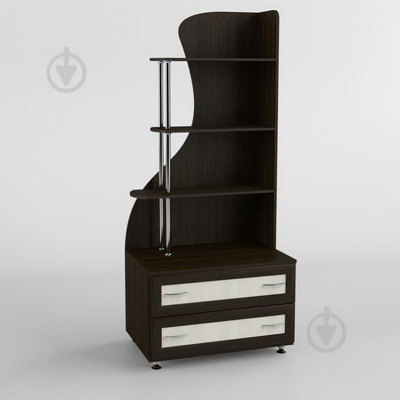 Комод с надстройкой Тиса Мебель К-182р Венге/Дуб молочный Комод с надстройкой Тиса Мебель К-182р Венге/Дуб молочный