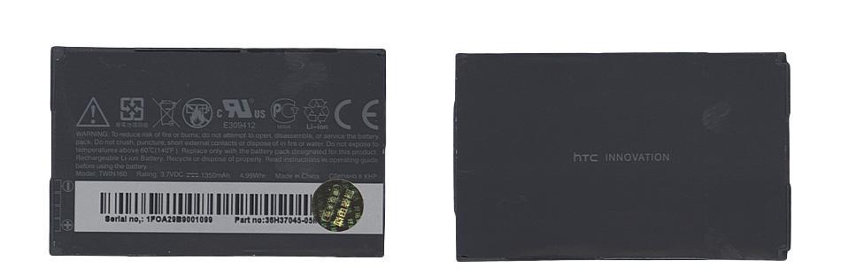Аккумулятор для смартфона HTC TWIN160 Hero T-Mobile G2 3,7V 1350 mAh 4,99 Wh Black