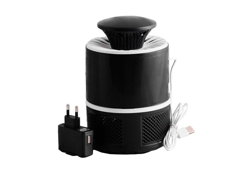 Світильник світлодіодний від комарів Lemanso LM3401 5W 110-240V USB з адаптером PP Чорний (2891)