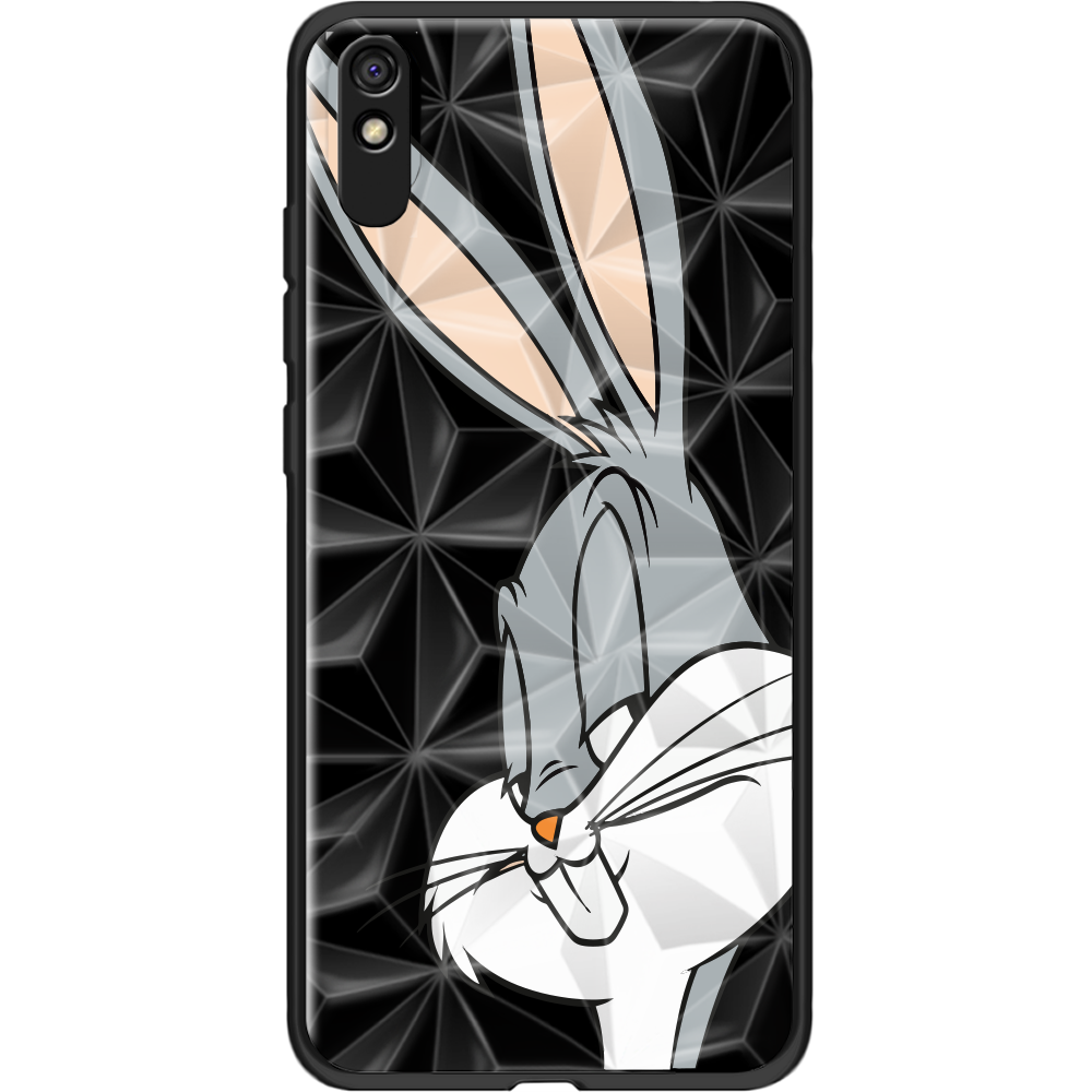 Чехол BoxFace Xiaomi Redmi 9A Lucky Rabbit Черный силикон с призмой (40304-bk81-12345)