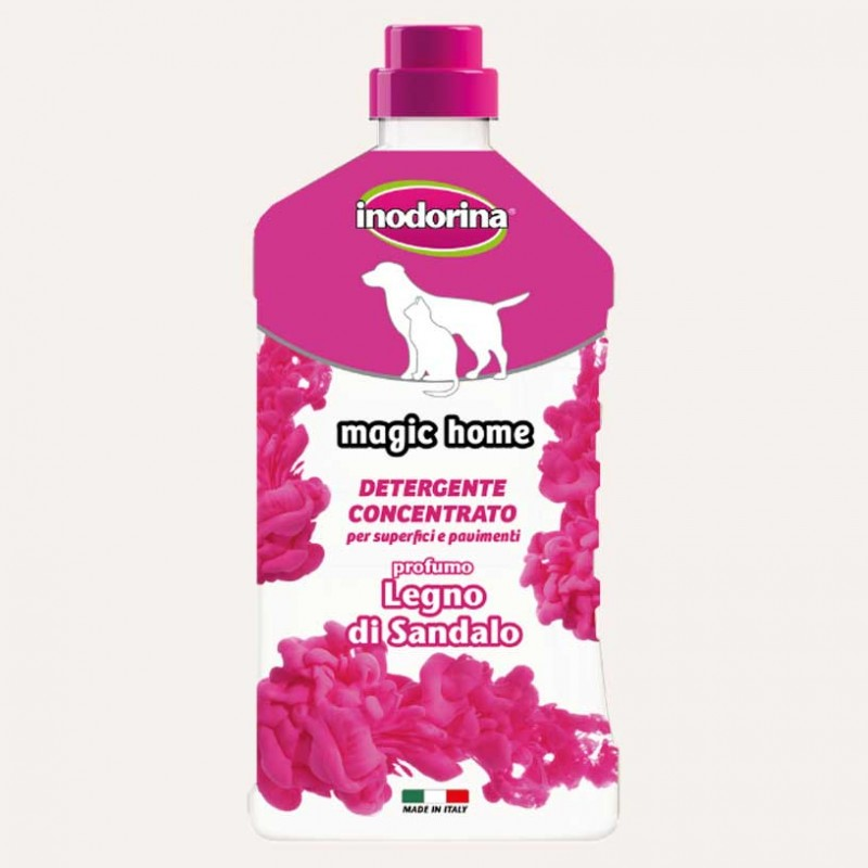 Миючий засіб для підлоги та очищення поверхонь концентрований Inodorina Magic Home Sandalo з ароматом сандалу 1 л (220.0100.010) - фото 2 Миючий засіб для підлоги та очищення поверхонь концентрований Inodorina Magic Home Sandalo з ароматом сандалу 1 л (220.0100.010) - фото 2