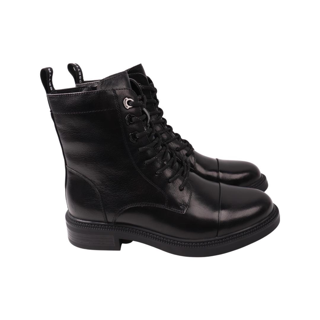 Ботинки женские Anemone из кожи р. 37 Черный (189-22ZHC)