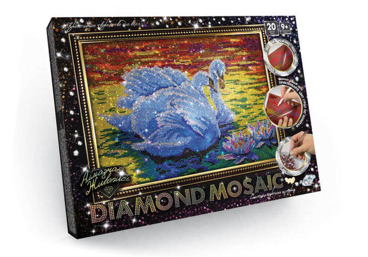 Алмазная мозаика Danko Toys Diamond mosaic Животные Лебеди 30х40 см (DM-01-02) Алмазная мозаика Danko Toys Diamond mosaic Животные Лебеди 30х40 см (DM-01-02)