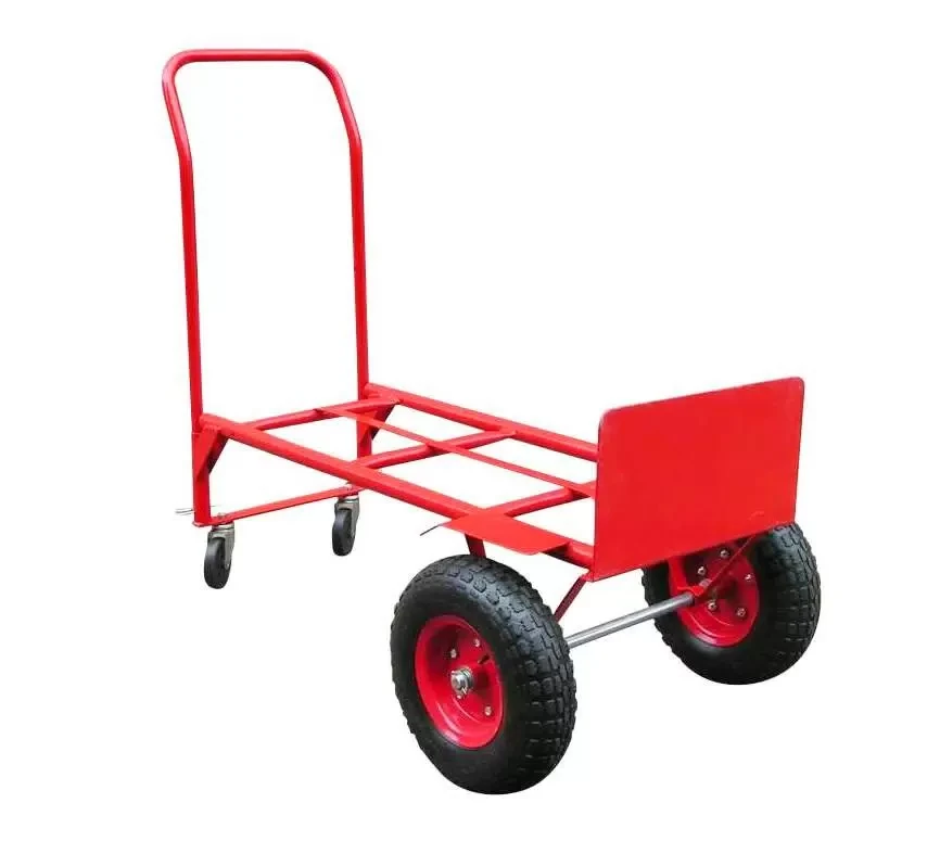 Візок складський вантажний двохколісний трансформер 2-в-1, ручної та платформенної конструкції, вантажопідйомність до 150 кг