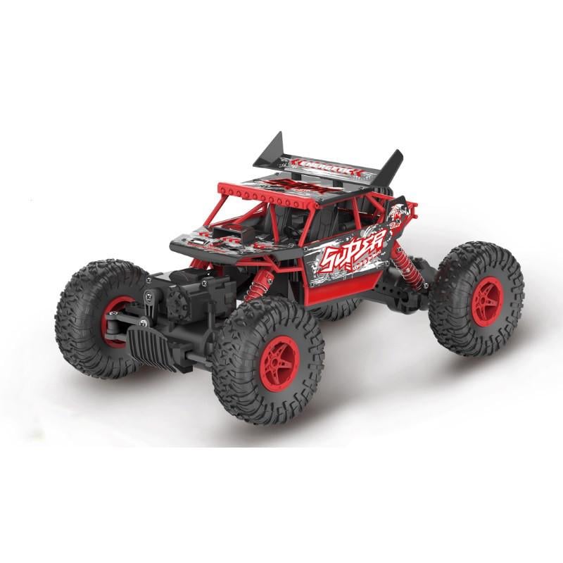 Радиоуправляемая игрушка SUNROZ Rock Climbing Car джип 1:18 4х4 Красный (SUN1371)