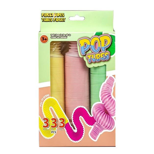 Игрушка Pop tube 3в1 в коробке детская 18 шт. (NJ-0098)