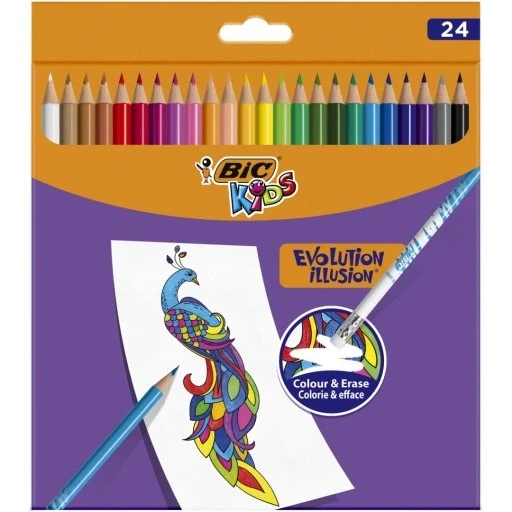 Олівці BIC Kids Evolution Illusion 24 шт.