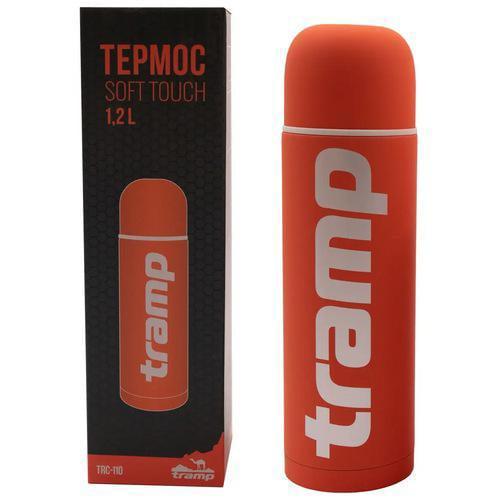 Термос Tramp Soft Touch 1,0 л 27,5х9х9 см Помаранчевий (UTRC-109) - фото 7