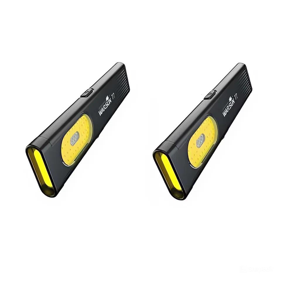 Фонарь аккумуляторный Warsun T7 PRO EDC 600lm Type-C 450 mAh IP44 с магнитом 2 шт. Черный (WARSUN-T7PRO2X)