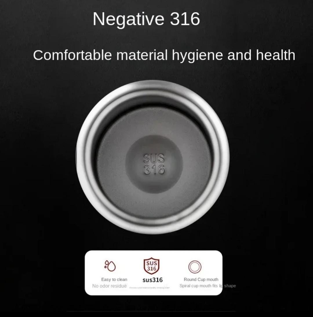 Термос из нержавеющей стали для воды чая кофе вакуумный 1000 мл - фото 2