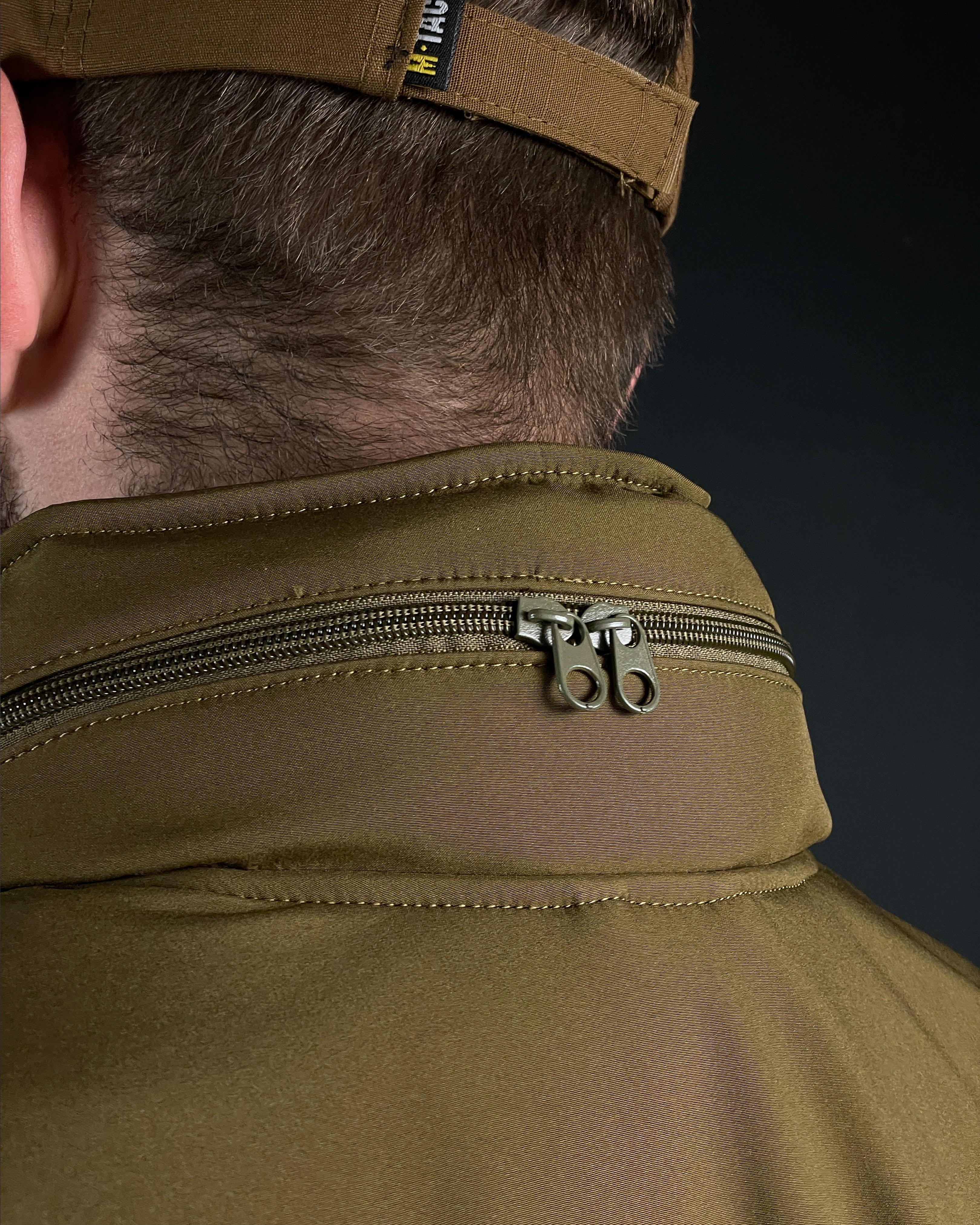 Військова куртка COOPERR Soft Shell III з прихованим капюшоном 4XL Койот (KUR-10.3.4XL) - фото 3