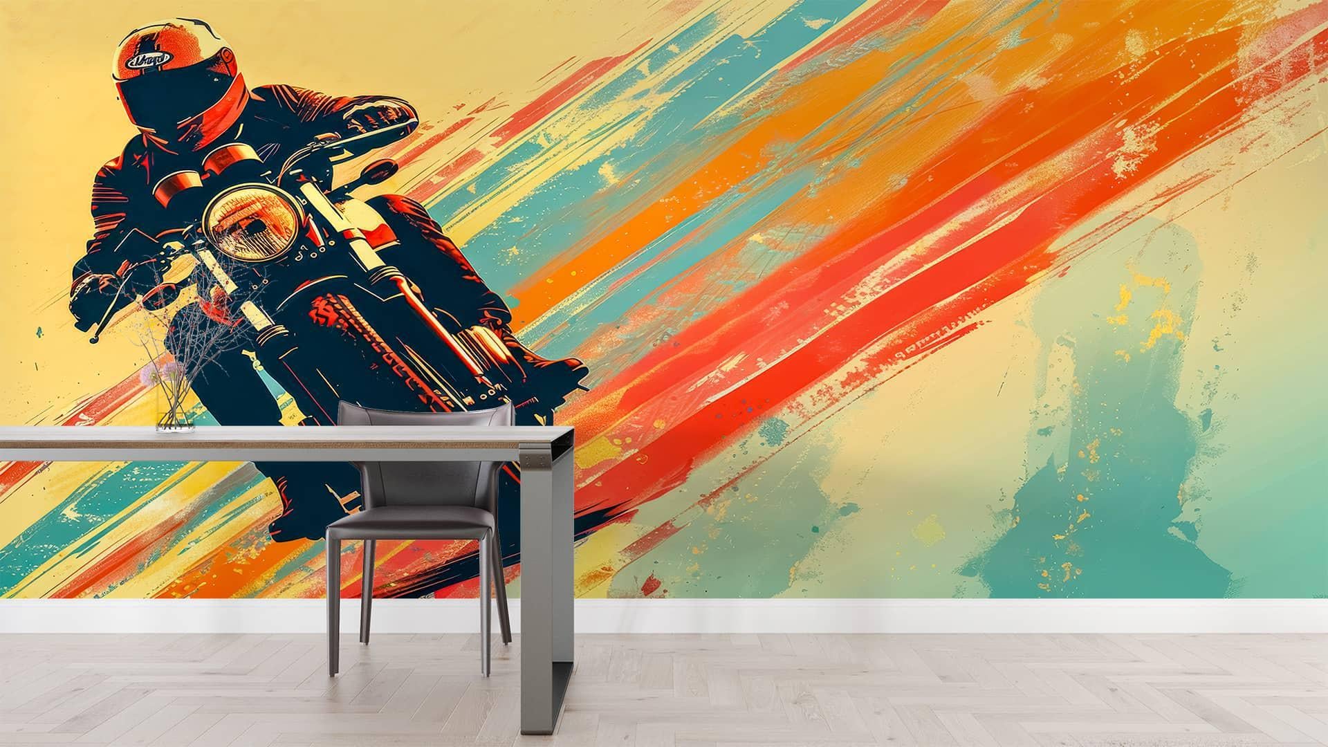 Фотообои флизелиновые Styleo Print-walls Скорость в цвете 0452 400х250 см (Pw-0452/4)