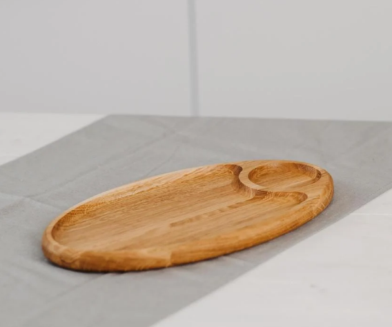 Мінажниця для подачі закусок з натурального дуба (33089735)