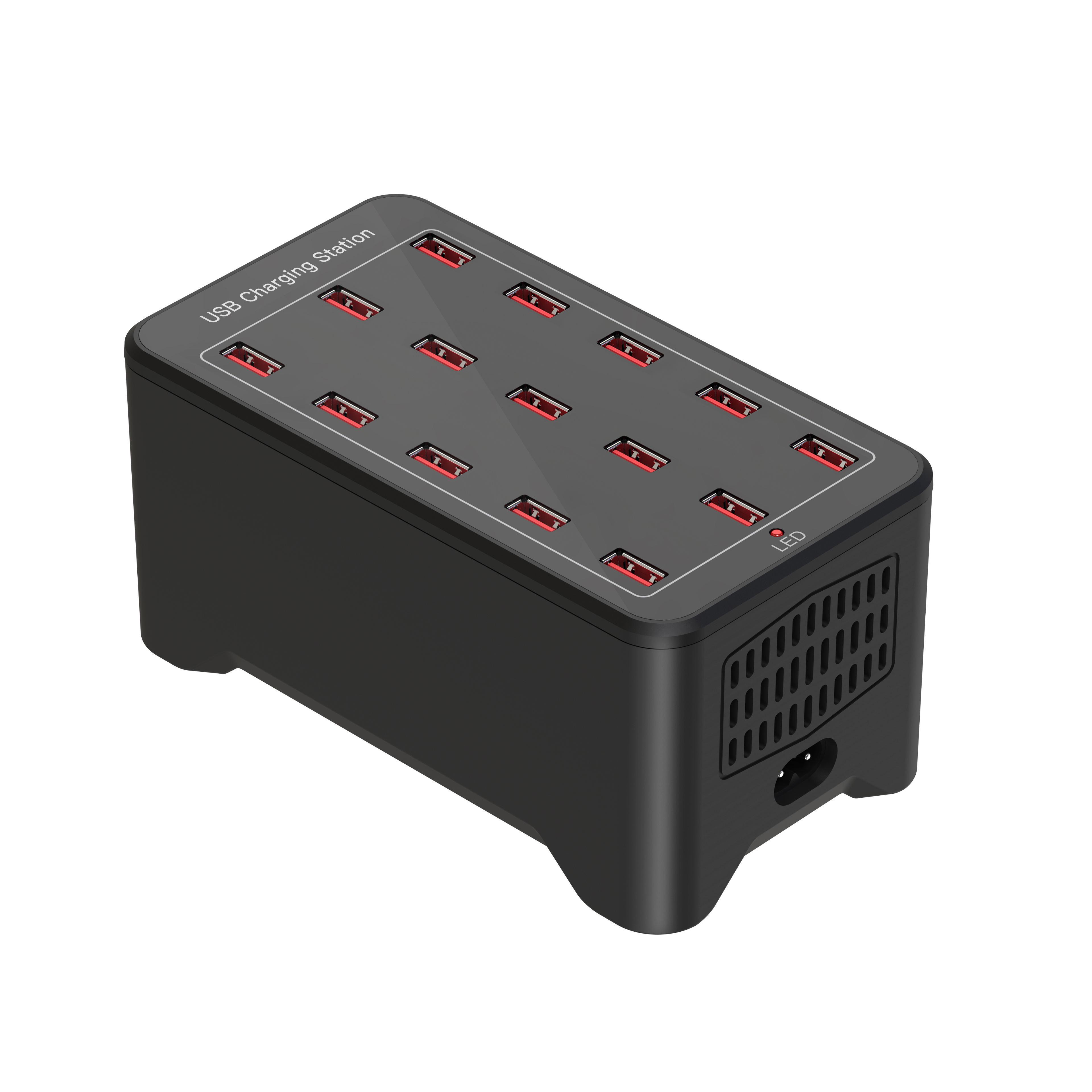 Зарядная станция многопортовая ILEPO на 15 USB портов 100 Вт (19012)