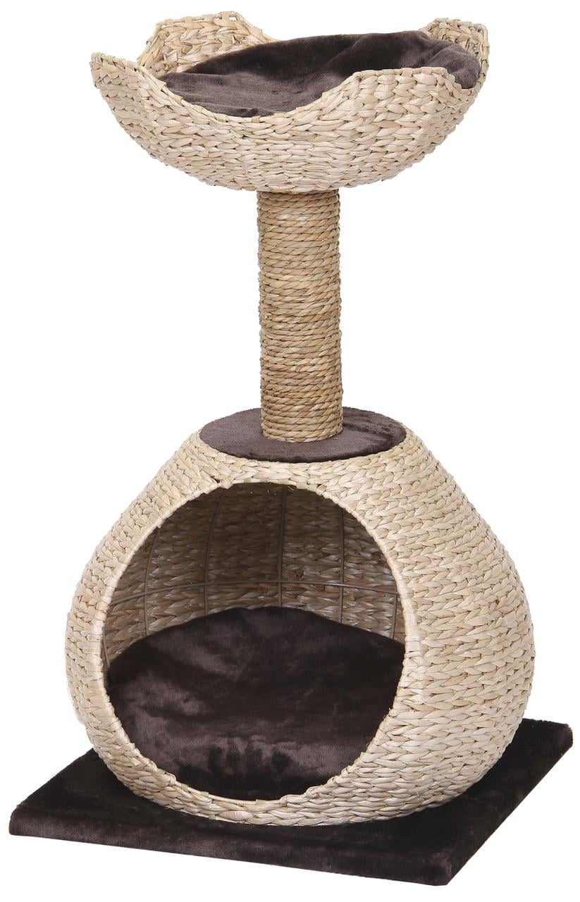 Когтеточка с домиком и лежанкой Croci Blossom 50х50х87,5 см