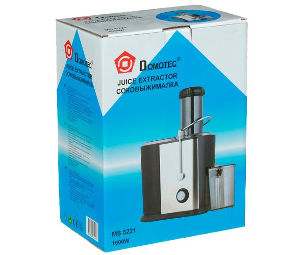 Соковижималка Domotec MS-5221 Чорний (MS-5221_1600) - фото 4