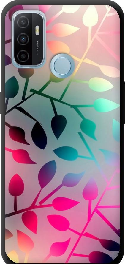 Чехол на Oppo A53 Листья (2235b-568-42517)