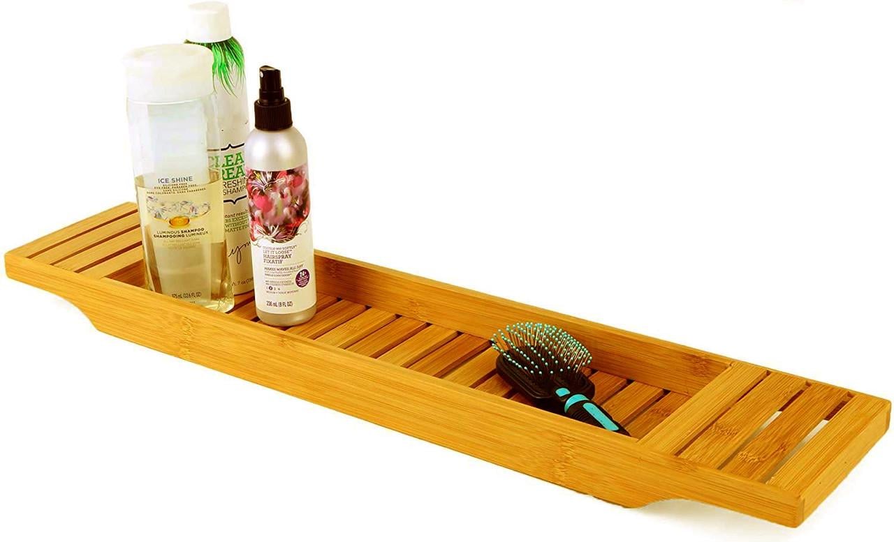 Столик-полка для ванной из дерева Идлиб Карри (СДВ-000703)