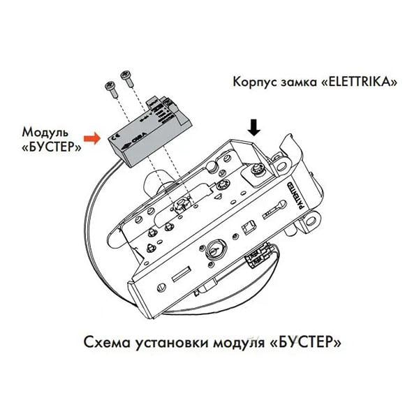 Бустер Плюс Cisa 07022 для замків 1A721/1A731/1A630 - фото 5